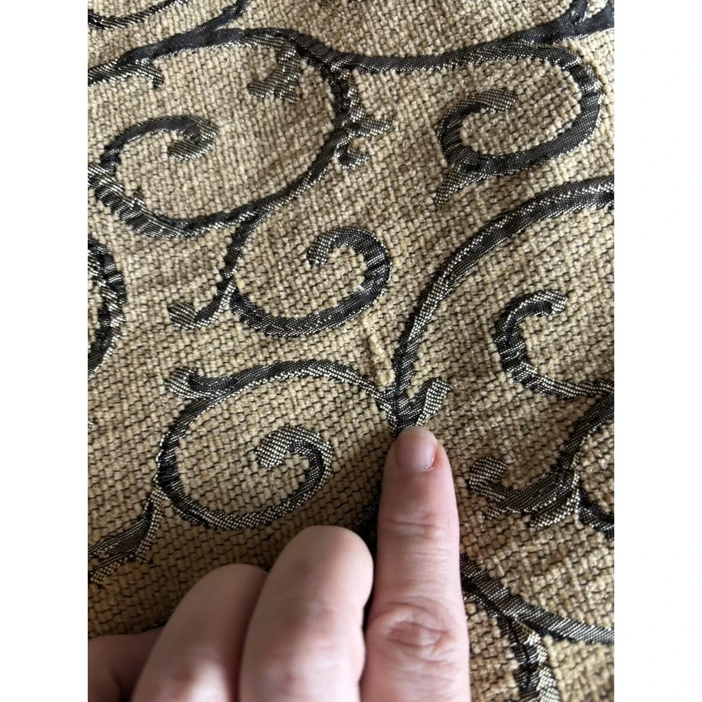 Set Of 4 Tapestry Placemats Neutral Tan Cottagecore Minimalist Dining Decor